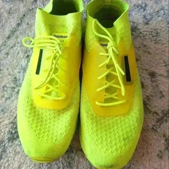 Reebok Mens Zoku Runner Ultra Knit Is Solar Yellow Black 11 - Picture 4 of 15